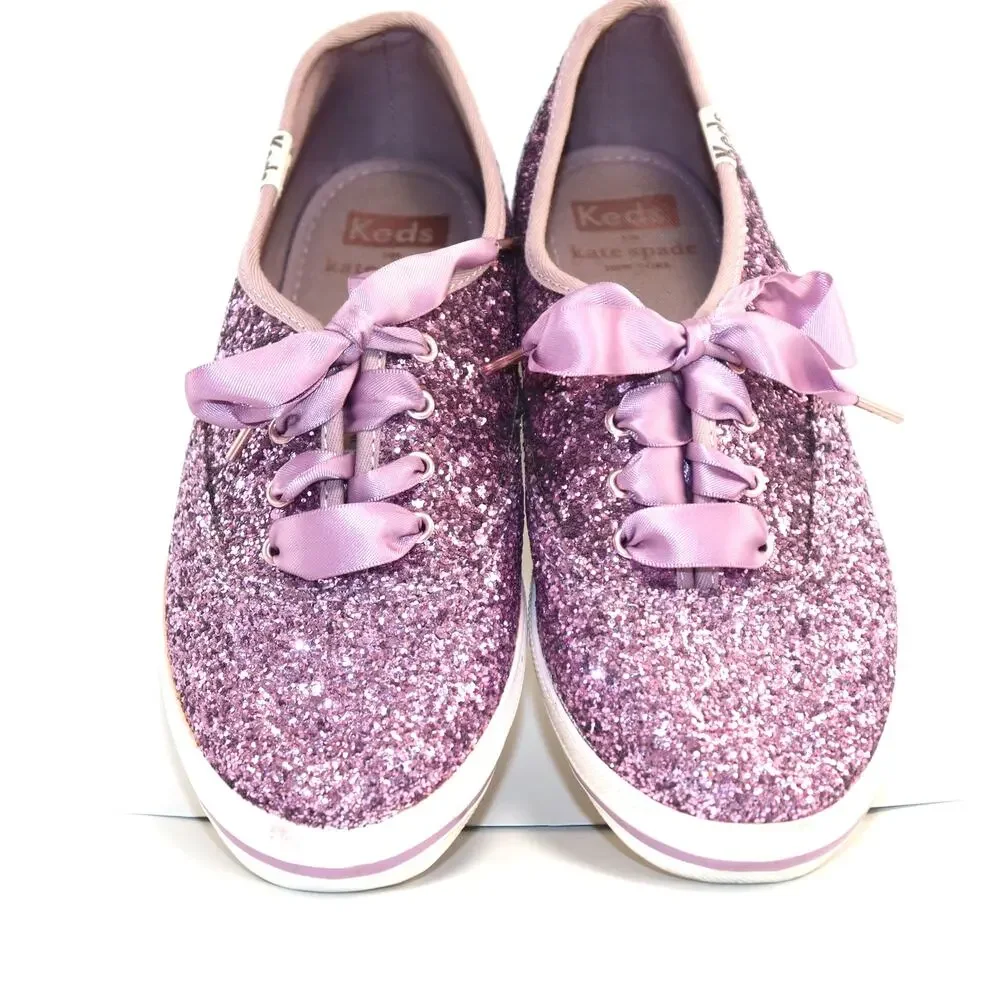 Kate Spade X Keds glitter spade pink